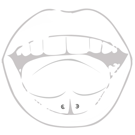 TONGUE WEB PIERCING