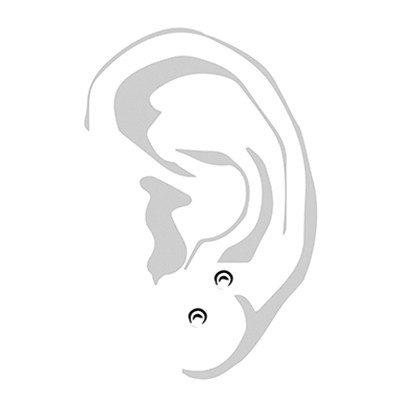 UPPER LOBE PIERCING